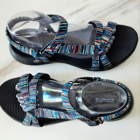 Skechers Shoes - SKECHERS GOGA MAT MULTI COLOR SANDALS SZ 10
